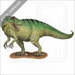 Allosaurus stock art image