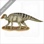 Duck-Billed Dinosaur stock image