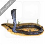 Egyptian Cobra stock image