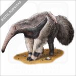 Giant Anteater stock image