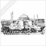 Hagia Sophia Grand Mosque, Turkey stock image