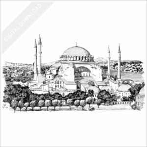 Hagia Sophia Grand Mosque, Turkey stock image