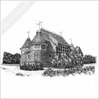 Lake Harriet Band Shelter stock image