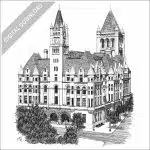 Landmark Center, Saint Paul stock image