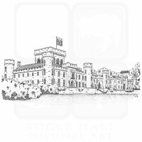 Lee Castle, Scotland illustration