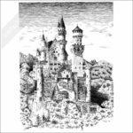 Neuschwanstein Castle in Bavaria, Germany stock image