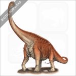 Paluxysaurus stock image