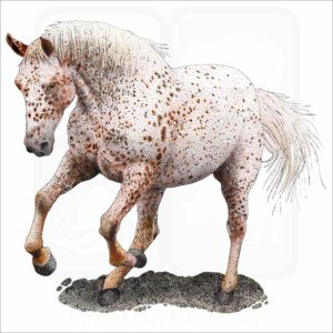 Appaloosa Horse illustration