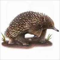 Short-Beaked Echidna illustration