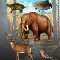 Michigan State Animals poster