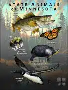 State Animals of Minnesota poster print