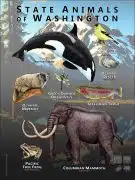 State Animals of Washington state poster print