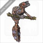 Satanic Leaf-Tailed Gecko stock image