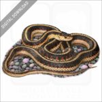Valley Garter Snake stock image
