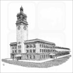 Milwaukee Depot Train Station, Minneapolis illustration