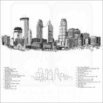 Minneapolis Skyline illustration