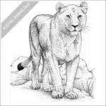 African Lioness