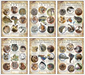 Apex Predators of the World poster print