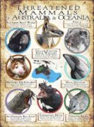 Endangered Mammals of Australia & Oceania poster print