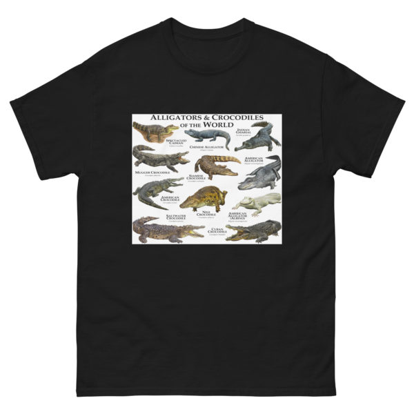 Alligators and Crocodiles of the World - Men's classic tee - Image 2