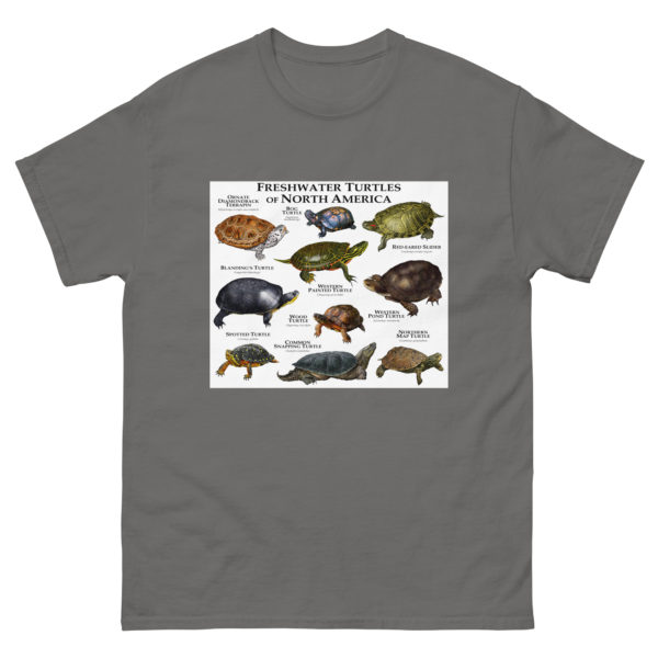 Freshwater Turtles of North America - Men's classic tee - Image 4