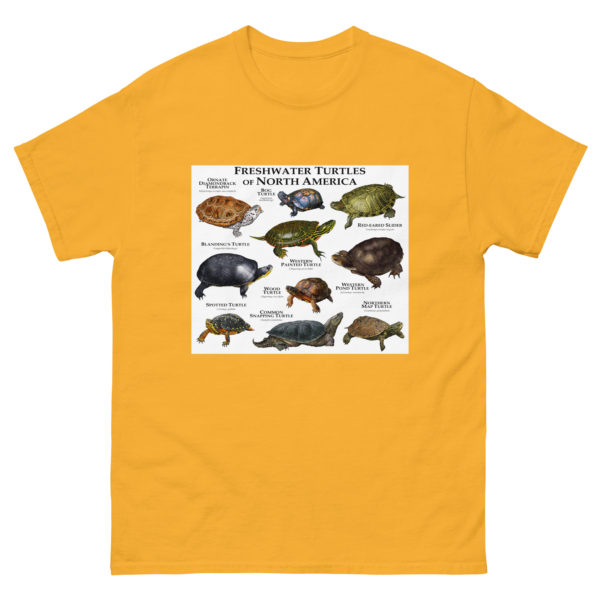 Freshwater Turtles of North America - Men's classic tee - Image 8