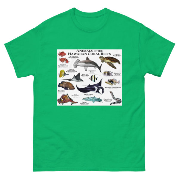 Animals of the Hawaiian Coral Reef - Men's classic tee - Image 6