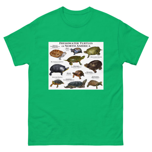 Freshwater Turtles of North America - Men's classic tee - Image 6