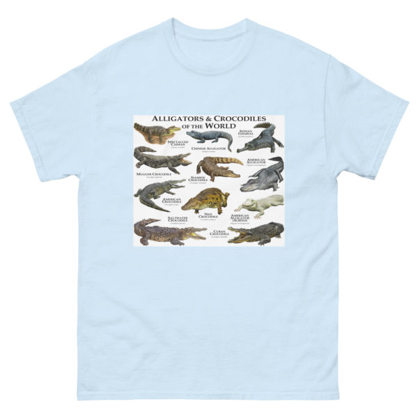 Alligators and Crocodiles of the World - Men's classic tee - Image 10