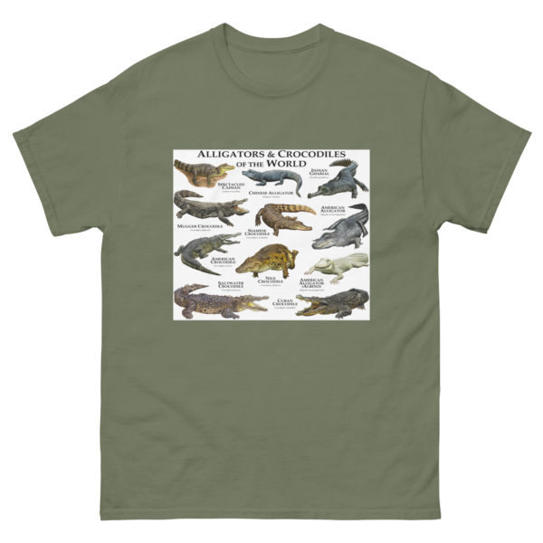 Alligators and Crocodiles of the World - Men's classic tee - Image 5