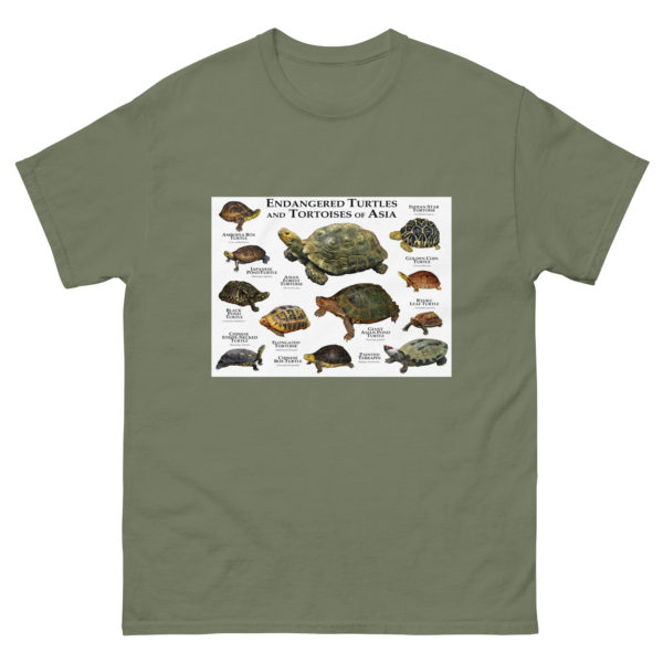 Endangered Turtles and Tortoises of Asia - Men's classic tee - Image 5