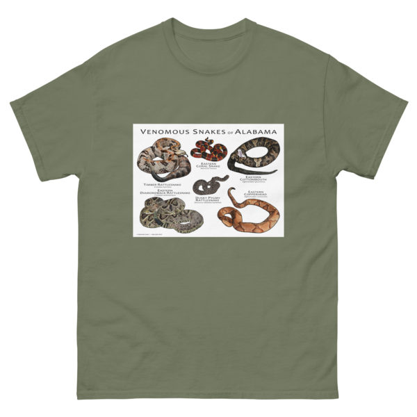 Venomous Snakes of Alabama - Men's classic tee - Image 5