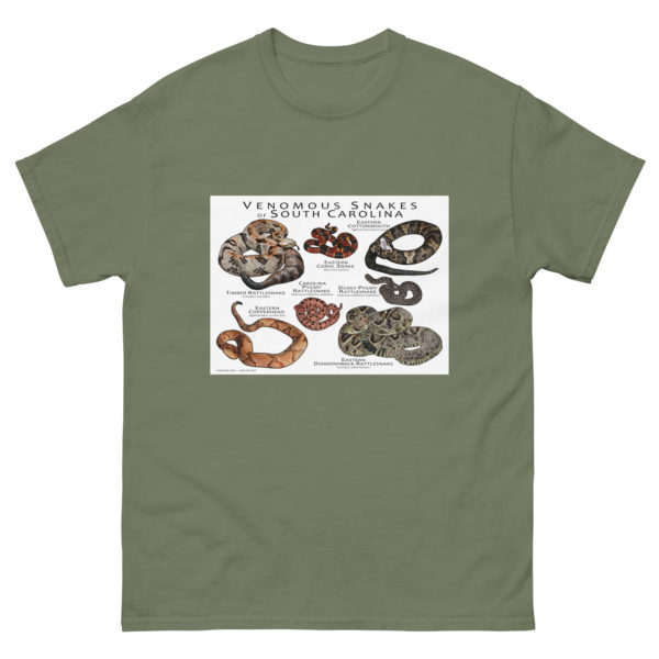 Venomous Snakes of South Carolina - Men's classic tee - Image 5