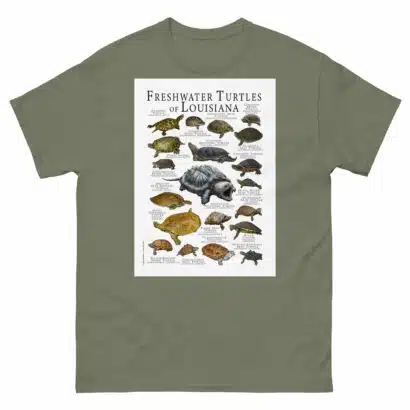 Freshwater Turtles of Louisiana - Men's classic tee - Image 5