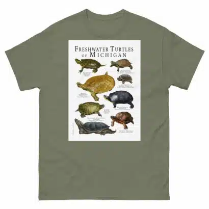 Freshwater Turtles of Michigan - Men's classic tee - Image 5