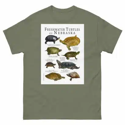 Freshwater Turtles of Nebraska - Men's classic tee - Image 5