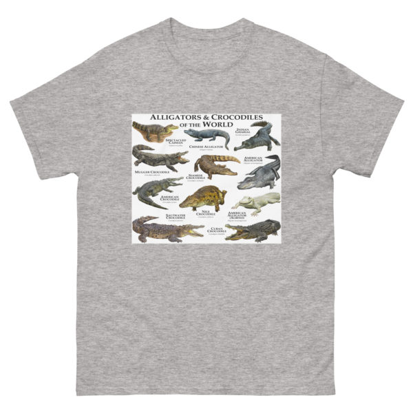 Alligators and Crocodiles of the World - Men's classic tee - Image 9
