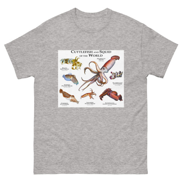 Cuttlefish and Squid of the World - Men's classic tee - Image 9