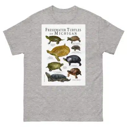 Freshwater Turtles of Michigan - Men's classic tee - Image 9