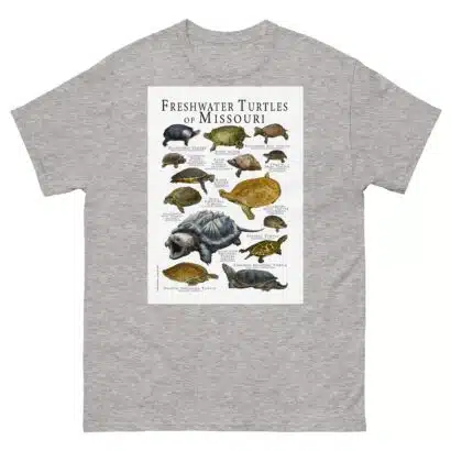 Freshwater Turtles of Missouri - Men's classic tee - Image 9