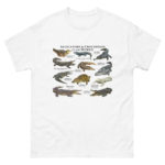 Alligator & Crocodiles of the World t-shirt
