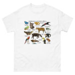Animals of Costa Rica t-shirt
