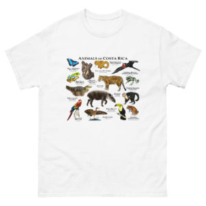 Animals of Costa Rica t-shirt