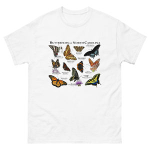 North Carolina Butterflies t-shirt