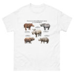 Endangered Rhinos of the World t-shirt