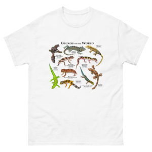 Geckos of the World t-shirt