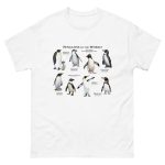 Penguins of the world t-shirt