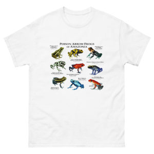 Poison dart frogs of Amazonia t-shirt
