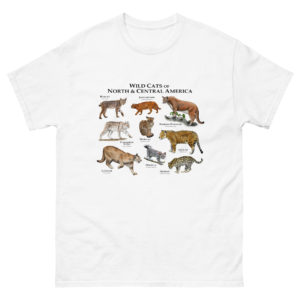 Wild Cats of North & Central America t-shirt