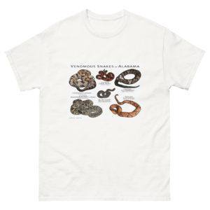 Venomous snakes of Alabama t-shirt